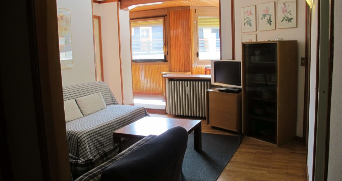 Comfortable three-room apartment with garage on the pedestrian street.
