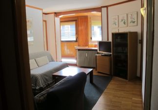 Comfortable three-room apartment with garage on the pedestrian street.
