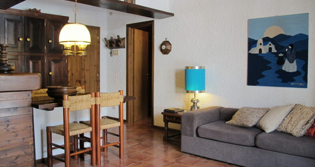 Two-room apartment with a splendid view of the Matterhorn.